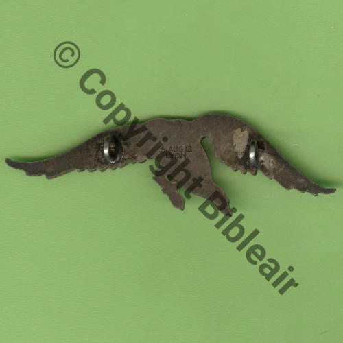 A1499  1930 circa A1499NH 6eDrille 11eRAB GB.II.11 BR.123  A.AUGIS LYON 1Ligne 2Anneaux Dos lisse 67mm Src.Y.GENTY 300Eur12.21 